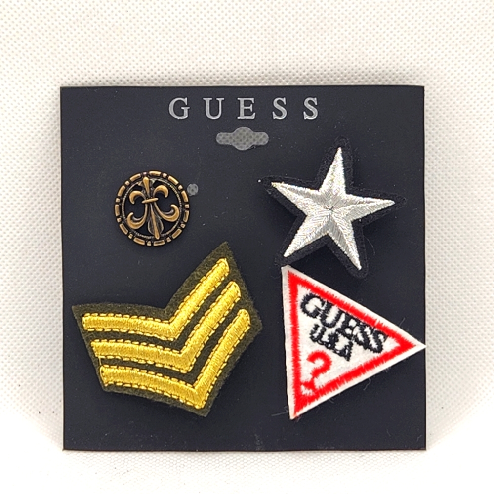 Guess Jeans Vintage Fabric Patches | Pins